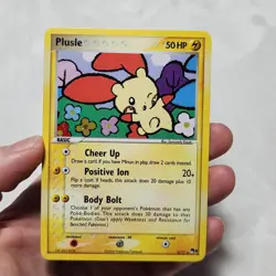 Pokemon Plusle 5/17 POP Series 3 2006 Holo Rare NM/LP - Image 2