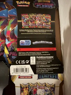Pokemon Phantasmal Flames, Silver Tempest, Mega Evolution Booster Packs Lot of 8 - Image 3
