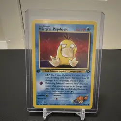 The Pokemon Company Pokemon TCG Misty's Psyduck 90/132 Gym Challenge EN 2000 1st - Image 1