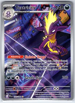 Toxtricity 103/094 Illustration Rare Phantasmal Flames Pokemon Holo Near Mint - Image 1