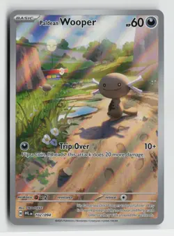 Pokemon - Paldean Wooper - 102/094 Phantasmal Flames - Illustration Rare - NM - Image 1