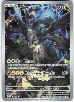 Pokemon N's Zekrom 031 Holo Promo ME: Mega Evolution Promo E - Image 1