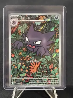 Pokemon TCG Haunter Mega Evolution Promo Illustration Rare 027 NM Condition - Image 1