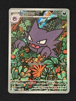 Pokemon TCG Haunter Mega Evolution Promo Illustration Rare 027 NM Condition - Image 2