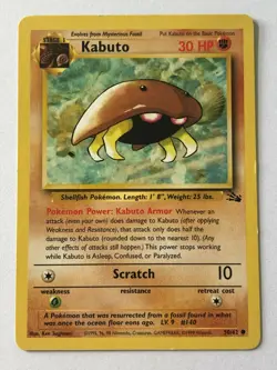 Carte Pokemon - Kabuto - Edition 2 - Wizards - 50/62 - Eng - Image 1