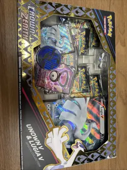 Pokemon Unown V & Lugia V Special Collection Sealed Crown Zenith Rare! - Image 1