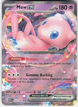 Pokemon Mew ex 151/165 Double Rare 151 Pokemon Near Mint - Image 1