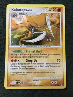 Pokemon TCG 🔥 Kabutops 6/100 🔥 Diamond & Pearl Majestic Dawn Holo - Image 1