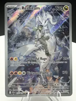 N's Reshiram 167/159 Illustration Rare Journey Together Pokemon Near Mint - Image 2