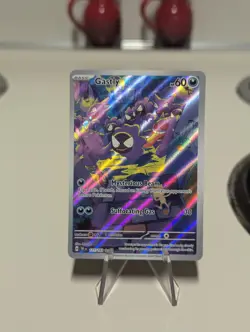 Pokemon Gastly 177/162 SV05 Temporal Forces Illustration Rare NM - Image 1