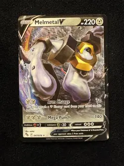 Melmetal V 47/78 Pokemon GO Holo Rare V NM - Image 1