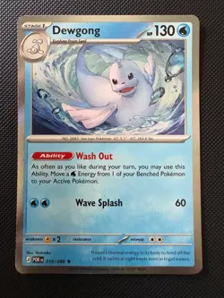 Dewgong 019/088 (Holo Rare) ME:03 Perfect Order NM Pokemon TCG - Image 1