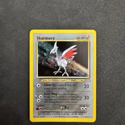 Pokemon Skarmory 13/111 Neo Genesis Holo NM + SWIRL - Image 1