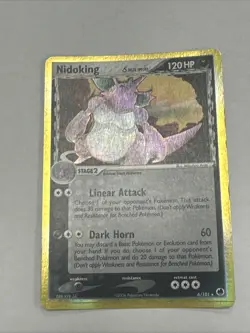 Nidoking (Delta Species) 6/101 Dragon Frontiers Holo 2006 Pokemon LP/MP - Image 2