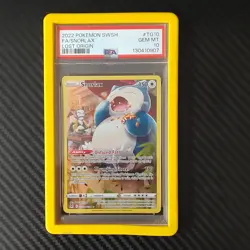 Pokemon 2022 SWSH11 Lost Origin Trainer Gallery Snorlax TG10 PSA 10 Holo - Image 1