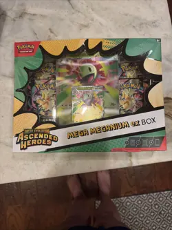 Pokemon Mega Evolution Ascended Heros Mega Meganium Ex Box Factory Sealed - Image 1