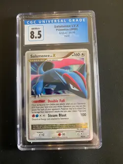 POKEMON TCG SALAMENCE LV.X 98/99 PLATINUM ARCEUS HOLO CGC 8.5!! - Image 1