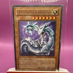 yugioh Cyber Laser Dragon DP04-EN003 Rare LP - Image 1
