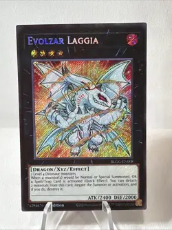 Yu-Gi-Oh! Evolzar Laggia BLGG-EN008 Chibi Secret Rare TCG English - Image 1