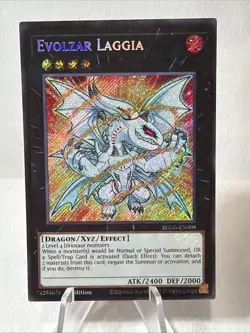 Yu-Gi-Oh! Evolzar Laggia BLGG-EN008 Chibi Secret Rare TCG English - Image 2
