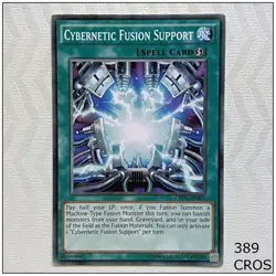 Cybernetic Fusion Support - CROS-EN092 - Common Unlimited Yugioh - Image 1