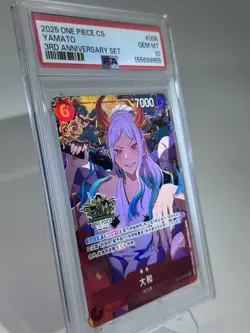 PSA 10 2025 ONE PIECE SIMPLIFIED CHINESE 3RD ANNIVERSARY SET #006 YAMATO - Image 2