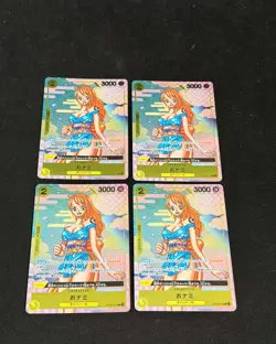 One Piece JP 4x O-Nami OP06-101 2nd ANNIVERSARY COMPLETE GUIDE PROMO - Image 1