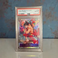 Bandai Luffy-Tarou ST18-005 Starter Deck 18 Super Rare Foil Full Art PSA 10 - Image 5