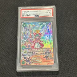 SUGAR ONE PIECE OP06 - WINGS OF THE CAPTAIN #024 SPECIAL ALT ART PSA 10 GEM MINT - Image 1