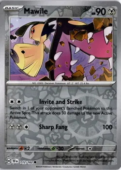 Mawile 112/162 SV05: Temporal Forces Pokemon Card TCG - Image 1