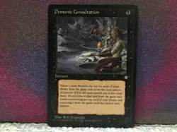 MTG - Demonic Consultation - Ice Age Magic The Gathering Cards NM - Image 1