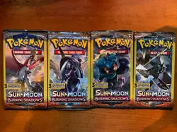 Pokemon TCG S&M Burning Shadows Booster Pack SEALED Random Art 3 Cards 2017 🔥 - Image 1