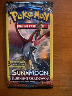 Pokemon TCG S&M Burning Shadows Booster Pack SEALED Random Art 3 Cards 2017 🔥 - Image 2