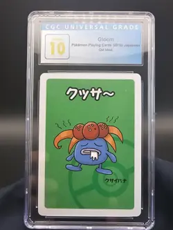 2019 Pokemon Japanese Gloom Old Maid Playing Card CGC 10 Pristine Blue Label - Image 1