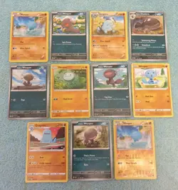WOOPER, QUAGSIRE, & CLODSIRE BUNDLE OF POKEMON CARDS - Image 1