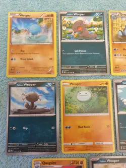 WOOPER, QUAGSIRE, & CLODSIRE BUNDLE OF POKEMON CARDS - Image 2
