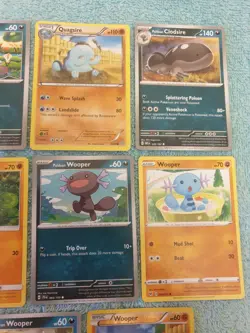WOOPER, QUAGSIRE, & CLODSIRE BUNDLE OF POKEMON CARDS - Image 3