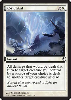 MTG - Kor Chant - Foil Conspiracy - Image 1