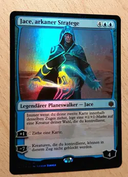 Mtg Magic: FOIL Jace, arkaner Stratege, Arcane Strategist, DEUTSCH, Planeswalker - Image 1