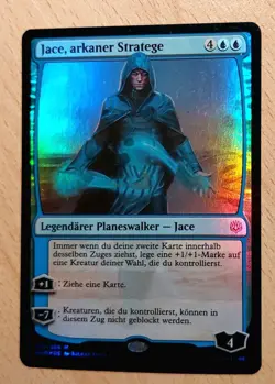 Mtg Magic: FOIL Jace, arkaner Stratege, Arcane Strategist, DEUTSCH, Planeswalker - Image 2