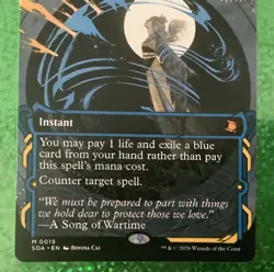 Mtg Force Of Will Secrets Of Strixhaven Mystical Archive 0019 NM Magic Gathering - Image 3
