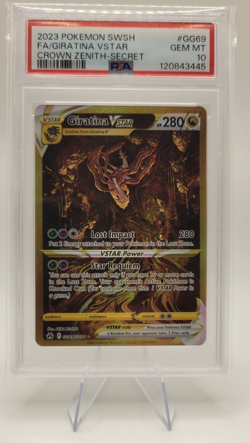 Pokemon TCG PSA 10 Giratina Vstar GG69/GG70 Crown Zenith Holo - Image 1