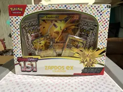 Pokemon TCG Scarlet & Violet 151 Zapdos EX Collection Box Sealed NEW - Image 1