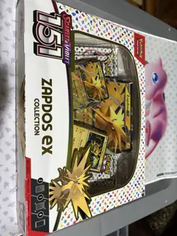 Pokemon TCG Scarlet & Violet 151 Zapdos EX Collection Box Sealed NEW - Image 2