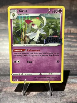 Kirlia SWSH271 Stamped Promo Silver Tempest Prerelease Pokemon Promo Card - Image 1