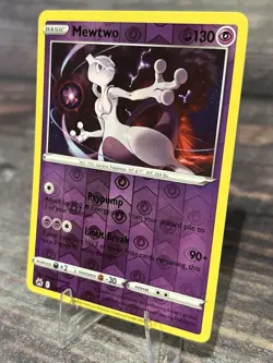 Mewtwo 059/159 Reverse Holo Rare SWSH: Crown Zenith Pokemon Card - Image 3