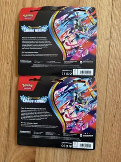 Pokemon TCG Chaos Rising 3-Pack Blister Charmeleon Promo Lot of 2 Factory Sealed - Image 2