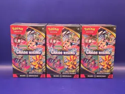 Pokemon Chaos Rising Booster Bundle x3 New Sealed Includes 6 Booster Packs each! - Image 1