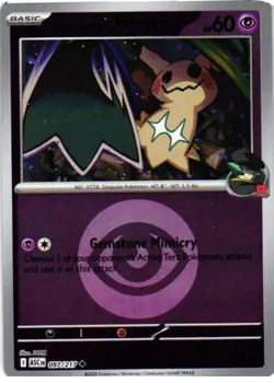 Team Rocket's Mimikyu (Energy Symbol) 097/217 Ascended Heroes Reverse Holo NM - Image 1