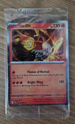 Sealed Pokemon Ho-Oh 010/086 GameStop Stamped Promo - Near Mint - Image 1